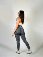 Load image into Gallery viewer, Grey Scrunch Butt Leggings