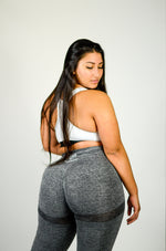 Load image into Gallery viewer, Grey Scrunch Butt Leggings