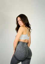 Load image into Gallery viewer, Grey Scrunch Butt Leggings