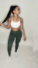 Load image into Gallery viewer, Green Camo Leggings