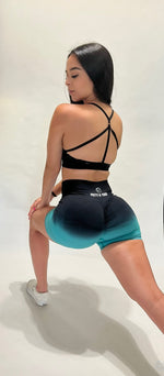 Load image into Gallery viewer, Aqua Ombré Shorts