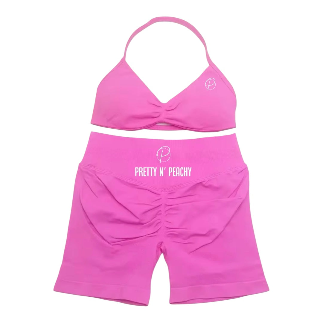 Bloom Pink Sculpt Shorts **PRE-ORDER**