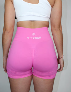Pink Soft Scrunch Butt Shorts
