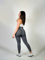 Load image into Gallery viewer, Grey Scrunch Butt Leggings
