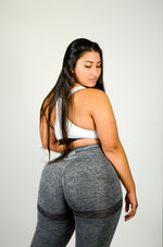 Load image into Gallery viewer, Grey Scrunch Butt Leggings
