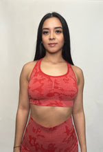 Load image into Gallery viewer, Red Camo Sports Bra
