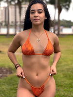 Load image into Gallery viewer, Orange Snake Bikini Set ($44)
