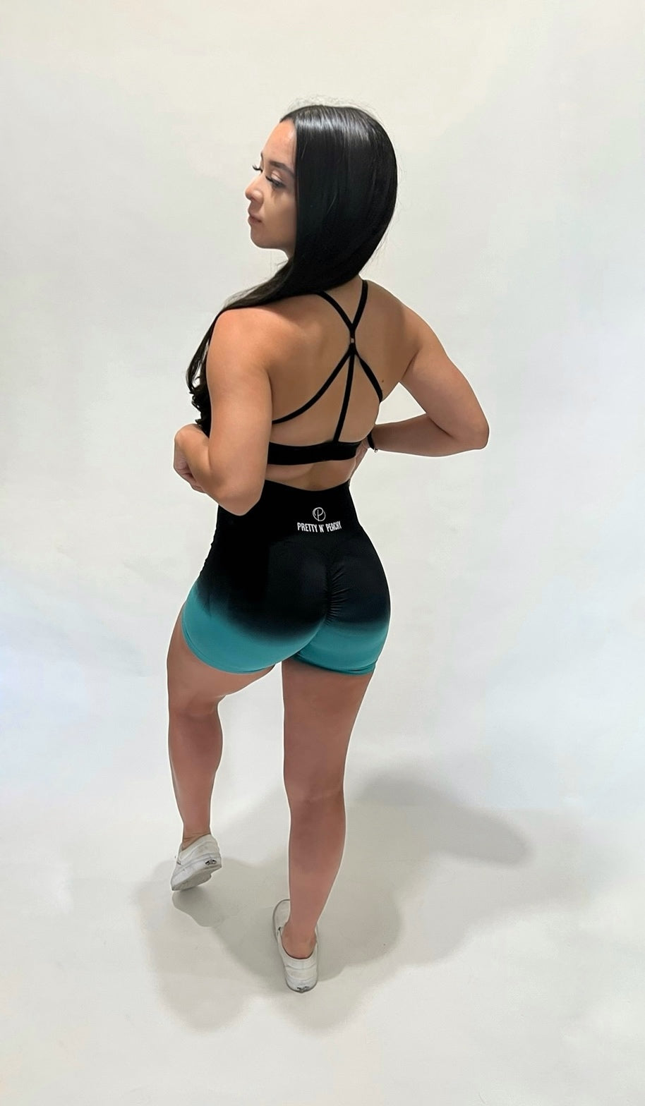 Aqua Ombré Shorts