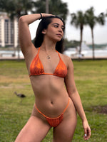 Load image into Gallery viewer, Orange Snake Bikini Set ($44)
